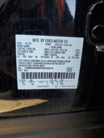 Photo 12 VIN: 1FM5K8AB0PGA35214 - FORD EXPLORER P 