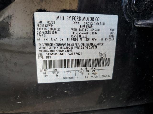 Photo 13 VIN: 1FM5K8AB0PGB37631 - FORD EXPLORER P 