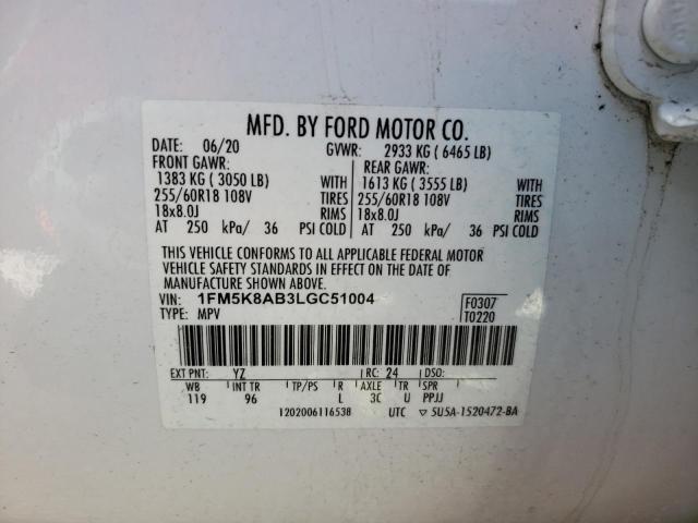 Photo 13 VIN: 1FM5K8AB3LGC51004 - FORD EXPLORER P 