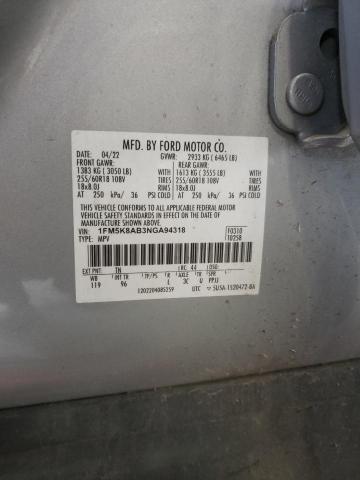 Photo 13 VIN: 1FM5K8AB3NGA94318 - FORD EXPLORER P 