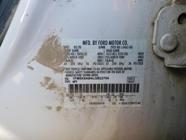 Photo 12 VIN: 1FM5K8AB4LGB22754 - FORD EXPLORER P 