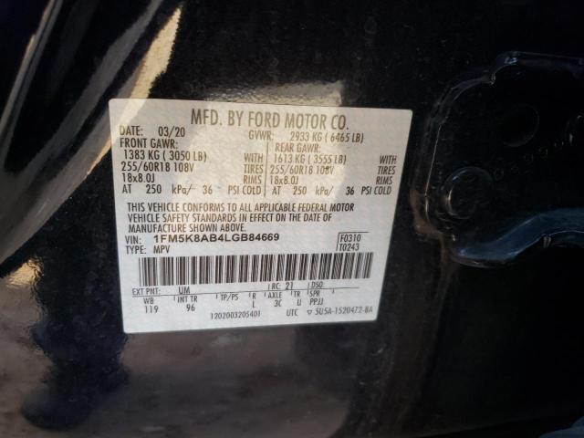 Photo 11 VIN: 1FM5K8AB4LGB84669 - FORD EXPLORER 