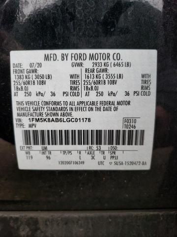 Photo 12 VIN: 1FM5K8AB6LGC01178 - FORD EXPLORER P 