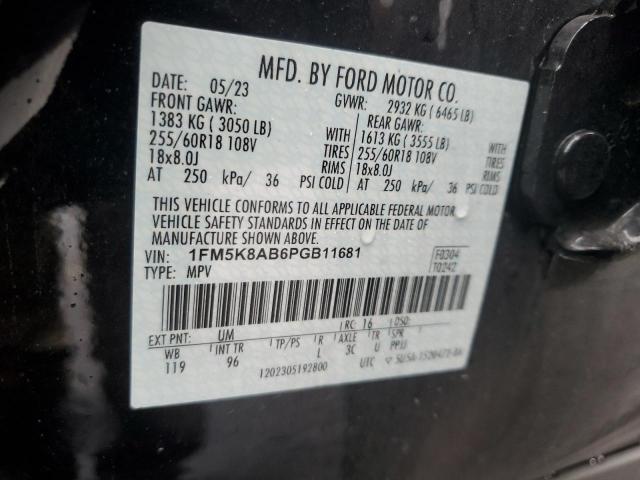 Photo 13 VIN: 1FM5K8AB6PGB11681 - FORD EXPLORER P 