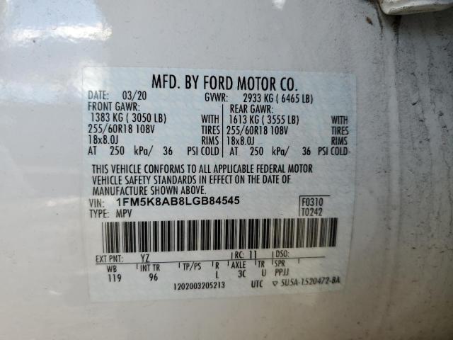 Photo 13 VIN: 1FM5K8AB8LGB84545 - FORD EXPLORER P 