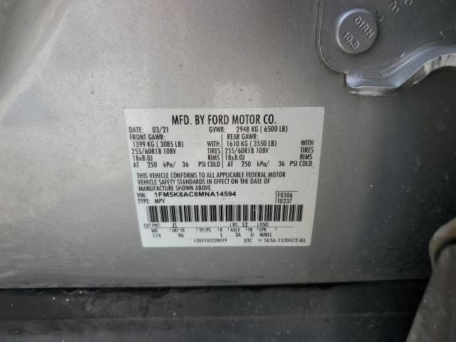 Photo 13 VIN: 1FM5K8AC8MNA14594 - FORD EXPLORER P 