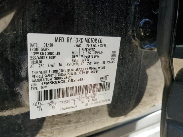 Photo 12 VIN: 1FM5K8AC9LGB23469 - FORD EXPLORER P 