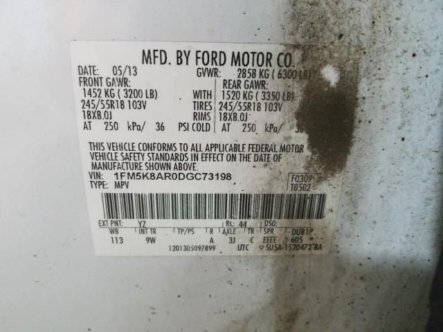 Photo 9 VIN: 1FM5K8AR0DGC73198 - FORD EXPLORER P 