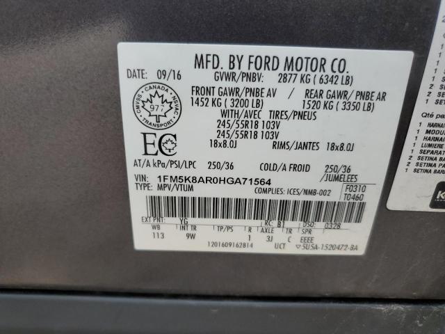 Photo 13 VIN: 1FM5K8AR0HGA71564 - FORD EXPLORER P 