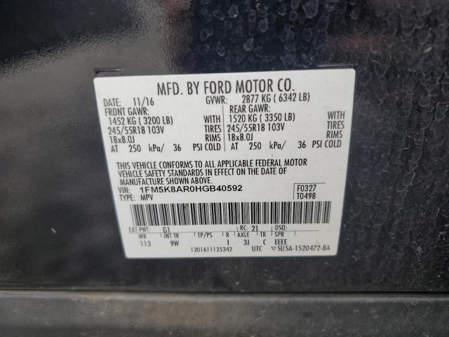 Photo 11 VIN: 1FM5K8AR0HGB40592 - FORD EXPLORER 