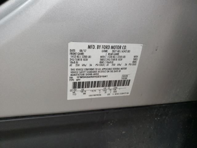 Photo 11 VIN: 1FM5K8AR0HGE01641 - FORD EXPLORER P 