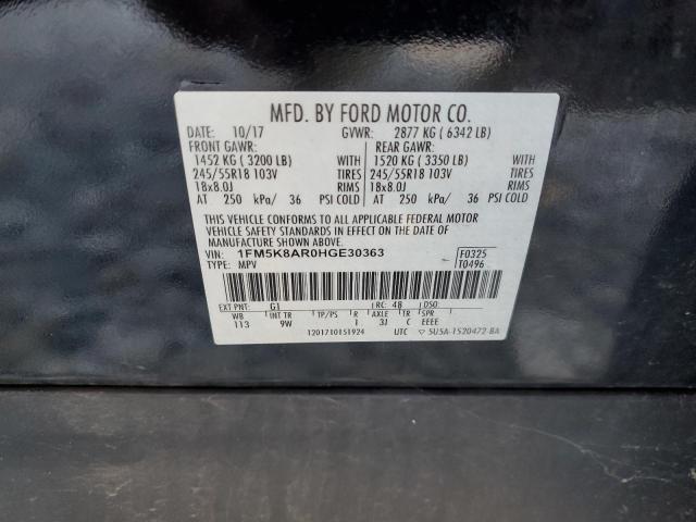 Photo 12 VIN: 1FM5K8AR0HGE30363 - FORD EXPLORER P 