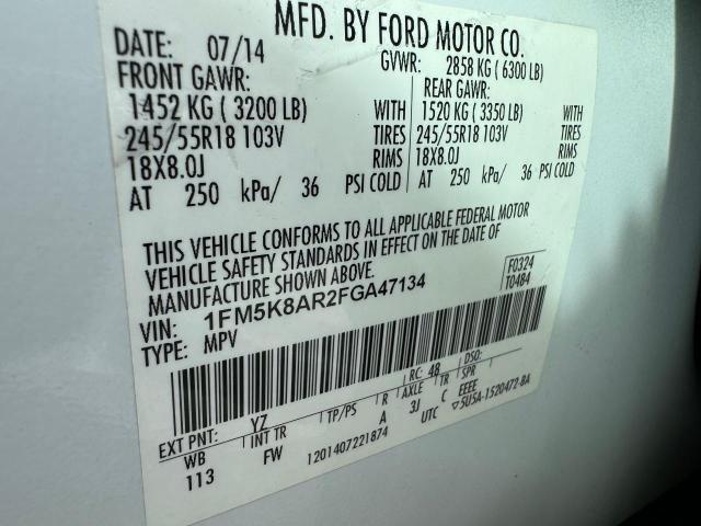 Photo 14 VIN: 1FM5K8AR2FGA47134 - FORD EXPLORER 