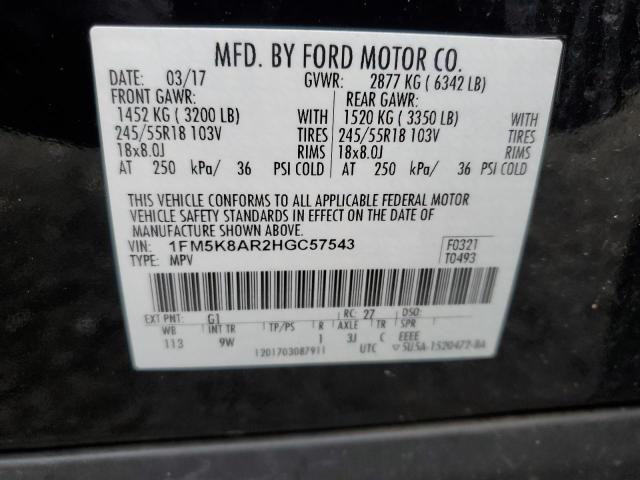 Photo 12 VIN: 1FM5K8AR2HGC57543 - FORD EXPLORER P 