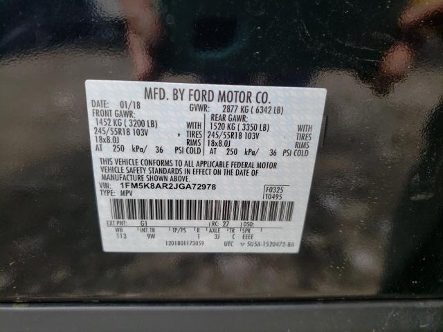 Photo 9 VIN: 1FM5K8AR2JGA72978 - FORD EXPLORER P 