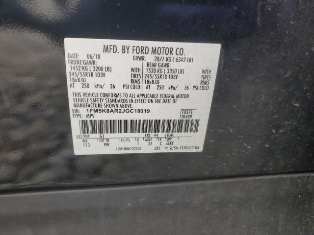 Photo 13 VIN: 1FM5K8AR2JGC18019 - FORD EXPLORER P 