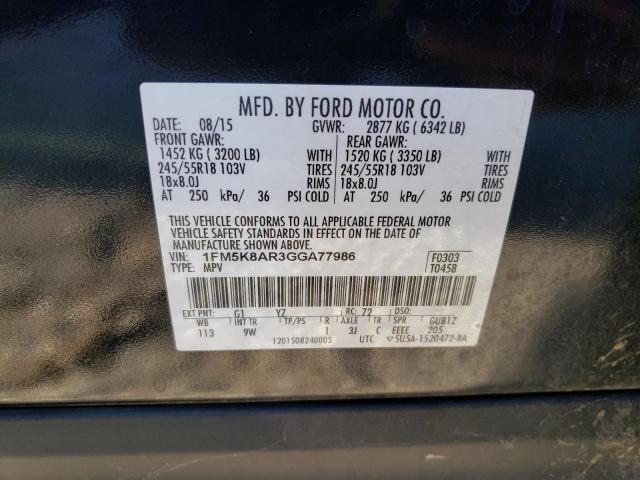 Photo 12 VIN: 1FM5K8AR3GGA77986 - FORD EXPLORER 