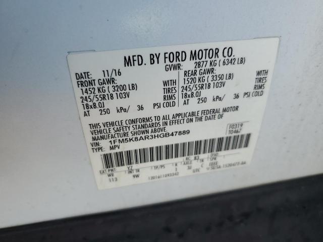 Photo 13 VIN: 1FM5K8AR3HGB47889 - FORD EXPLORER P 