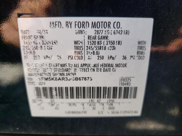 Photo 11 VIN: 1FM5K8AR3JGB67873 - FORD EXPLORER 