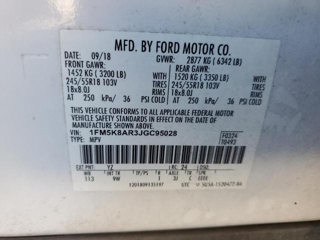 Photo 13 VIN: 1FM5K8AR3JGC95028 - FORD EXPLORER P 