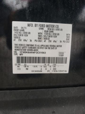 Photo 12 VIN: 1FM5K8AR4FGC51563 - FORD EXPLORER P 