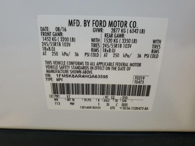 Photo 13 VIN: 1FM5K8AR4HGA63595 - FORD EXPLORER P 