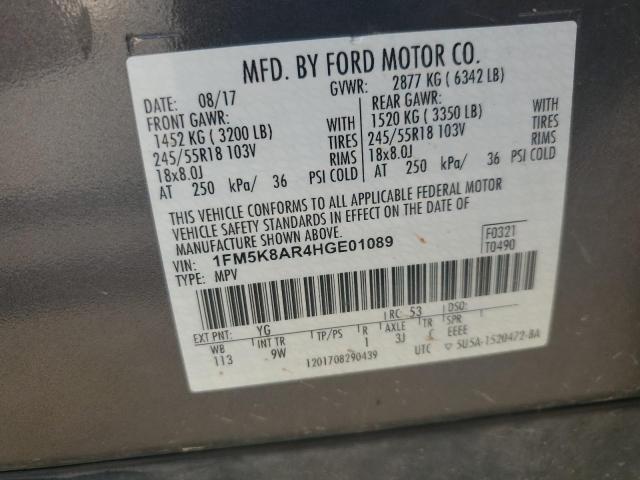 Photo 13 VIN: 1FM5K8AR4HGE01089 - FORD EXPLORER P 