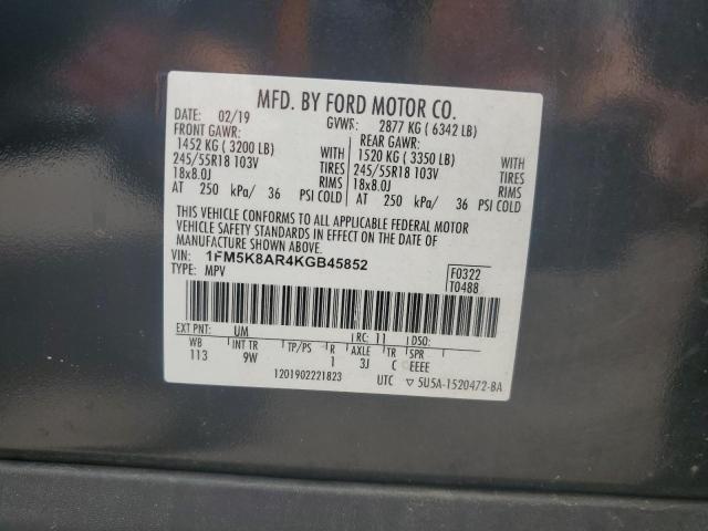 Photo 13 VIN: 1FM5K8AR4KGB45852 - FORD EXPLORER P 