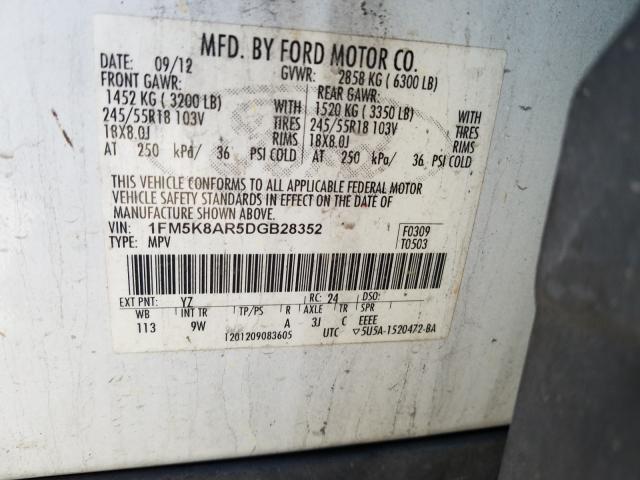 Photo 9 VIN: 1FM5K8AR5DGB28352 - FORD EXPLORER P 