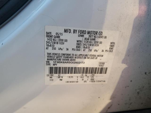 Photo 12 VIN: 1FM5K8AR5GGA02173 - FORD EXPLORER P 