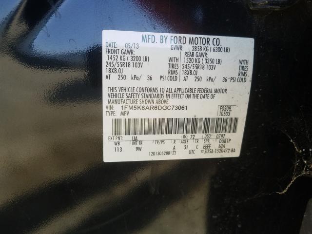 Photo 9 VIN: 1FM5K8AR6DGC73061 - FORD EXPLORER P 