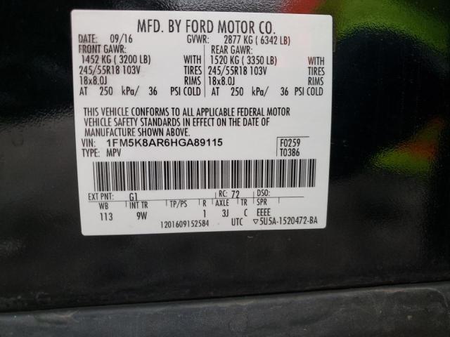 Photo 9 VIN: 1FM5K8AR6HGA89115 - FORD EXPLORER P 