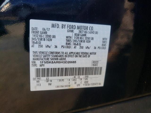 Photo 9 VIN: 1FM5K8AR6HGD26685 - FORD EXPLORER P 