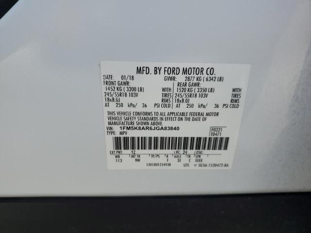 Photo 12 VIN: 1FM5K8AR6JGA83840 - FORD EXPLORER P 