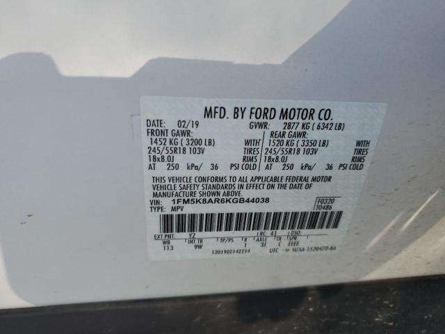 Photo 11 VIN: 1FM5K8AR6KGB44038 - FORD EXPLORER P 