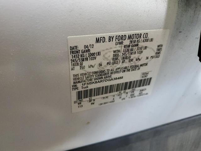 Photo 13 VIN: 1FM5K8AR7DGA38488 - FORD EXPLORER P 