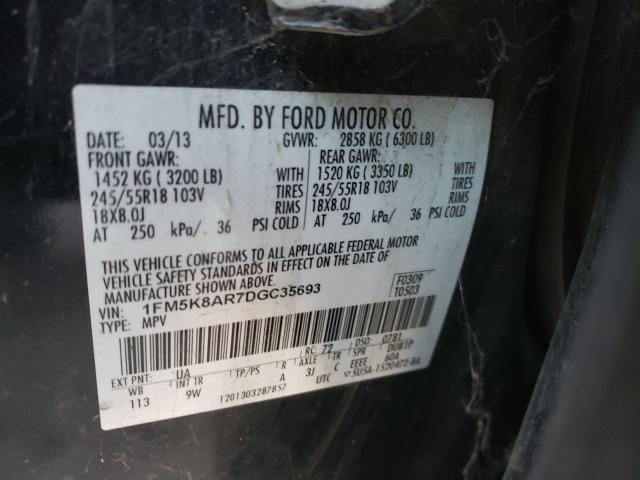 Photo 9 VIN: 1FM5K8AR7DGC35693 - FORD EXPLORER P 