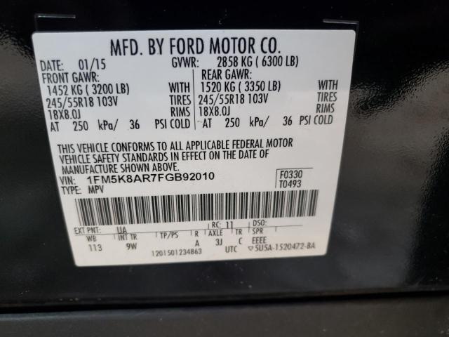 Photo 12 VIN: 1FM5K8AR7FGB92010 - FORD EXPLORER P 