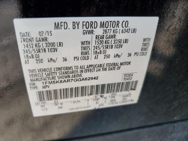 Photo 11 VIN: 1FM5K8AR7GGA62942 - FORD EXPLORER 