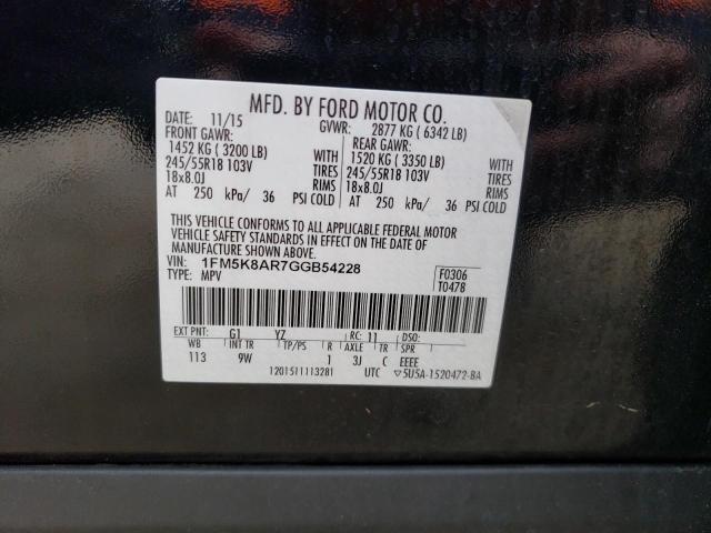 Photo 12 VIN: 1FM5K8AR7GGB54228 - FORD EXPLORER P 