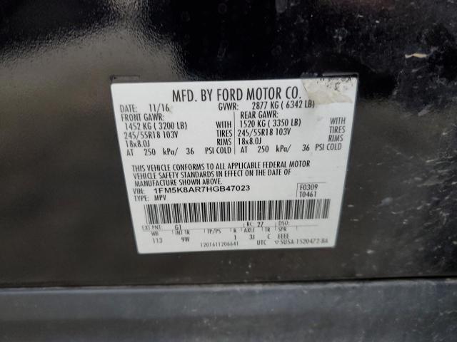 Photo 12 VIN: 1FM5K8AR7HGB47023 - FORD EXPLORER 