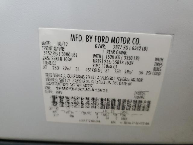 Photo 11 VIN: 1FM5K8AR7JGA15921 - FORD EXPLORER 