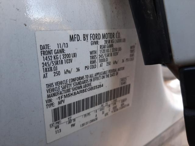 Photo 9 VIN: 1FM5K8AR8EGB25284 - FORD EXPLORER P 