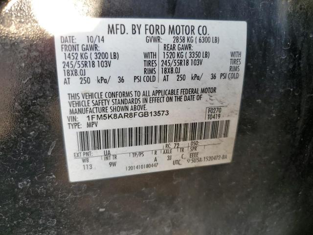 Photo 9 VIN: 1FM5K8AR8FGB13573 - FORD EXPLORER P 