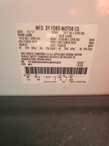 Photo 13 VIN: 1FM5K8AR8HGB93203 - FORD EXPLORER P 