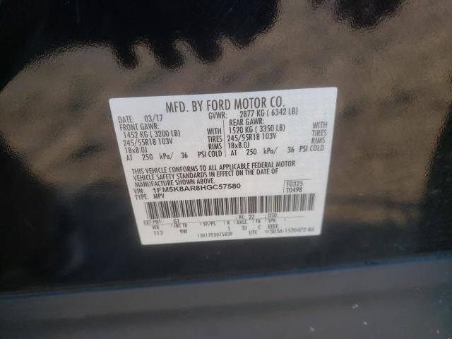 Photo 11 VIN: 1FM5K8AR8HGC57580 - FORD EXPLORER P 