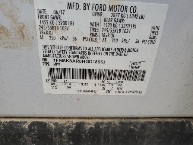 Photo 9 VIN: 1FM5K8AR8HGD18653 - FORD EXPLORER P 