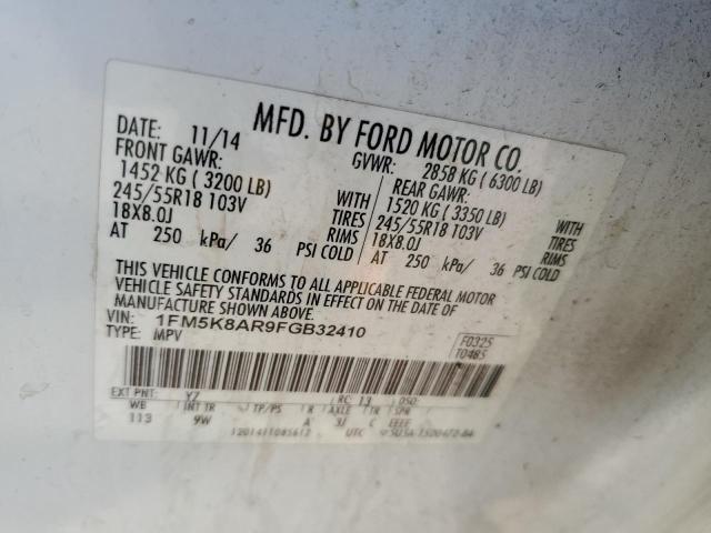 Photo 12 VIN: 1FM5K8AR9FGB32410 - FORD EXPLORER P 