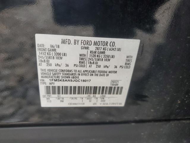 Photo 13 VIN: 1FM5K8AR9JGC18017 - FORD EXPLORER P 