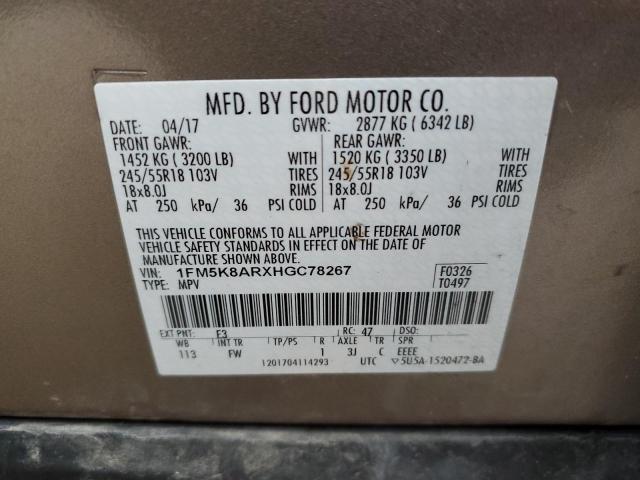 Photo 11 VIN: 1FM5K8ARXHGC78267 - FORD EXPLORER P 